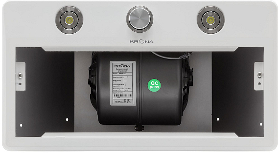 Вытяжка KRONA SVEN 600 white one knob preview 4