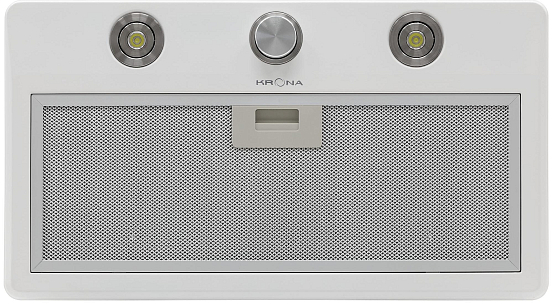 Вытяжка KRONA SVEN 600 white one knob preview 3
