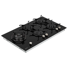 Газовая варочная панель Krona GRANDE 90 BL (с WOK-подставкой)