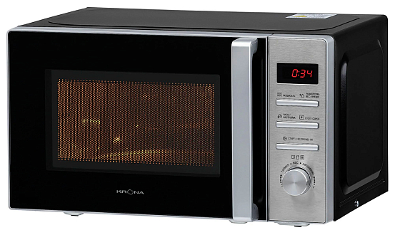 Микроволновая печь Krona QUANTUM 44 BL/IX фото 2 Микроволновая печь Krona QUANTUM 44 BL/IX preview 2
