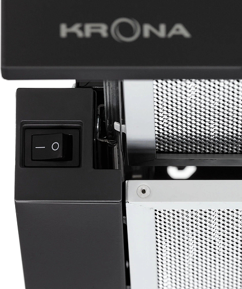 Вытяжка Krona KAMILLA T 600 BLACK (2 мотора) preview 9