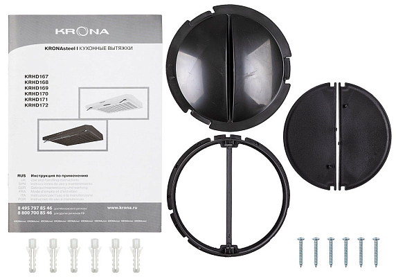 Вытяжка Krona OSTEN 500 WHITE PB preview 12